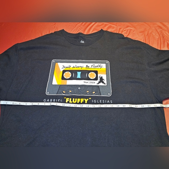 Gabriel Iglesias Don't Worry Be Fluffy T-Shirt  sz3XL Merch from Concert - Picture 5 of 6